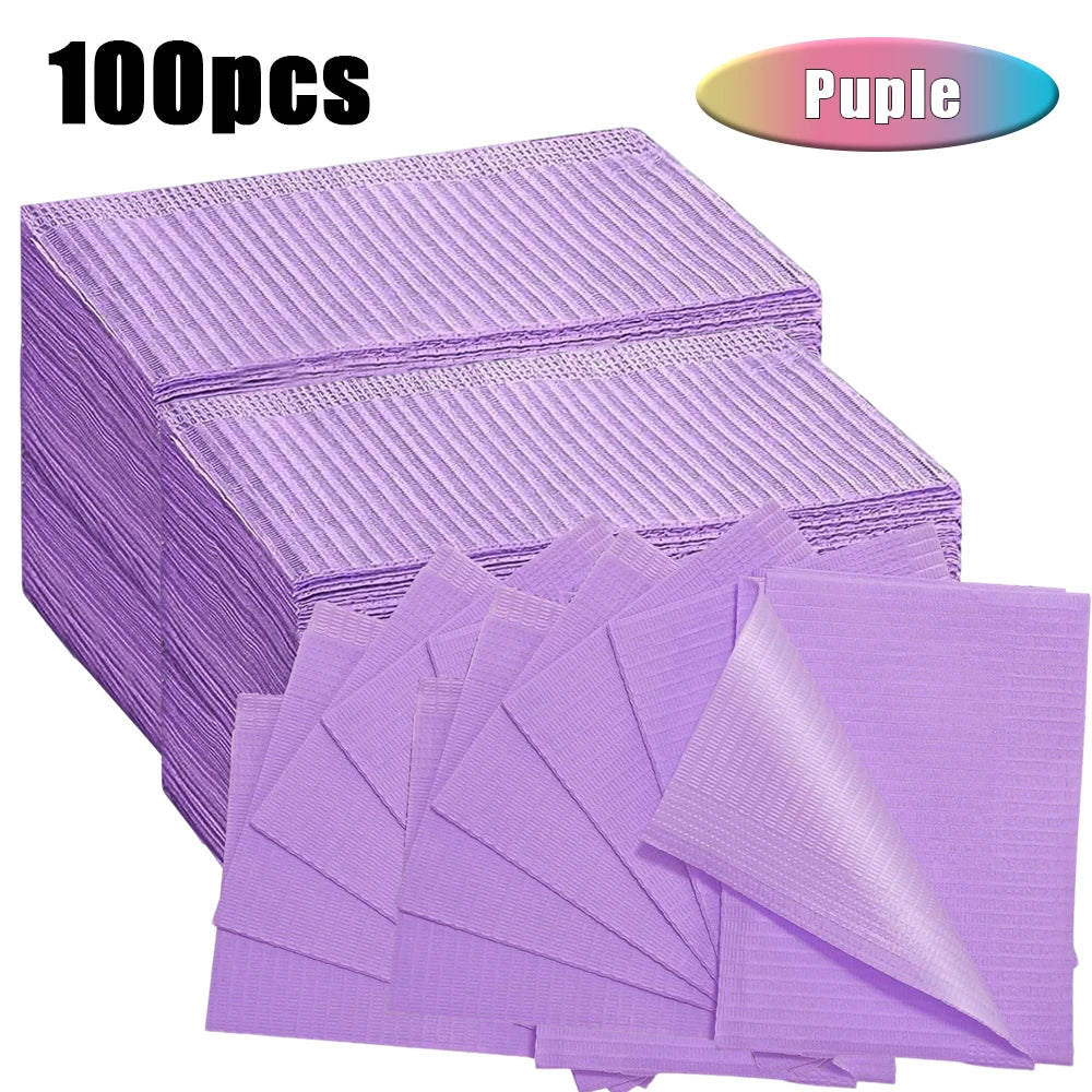 100/50/5pcs Disposable Waterproof Tattoo Clean Pad Wipes Dental