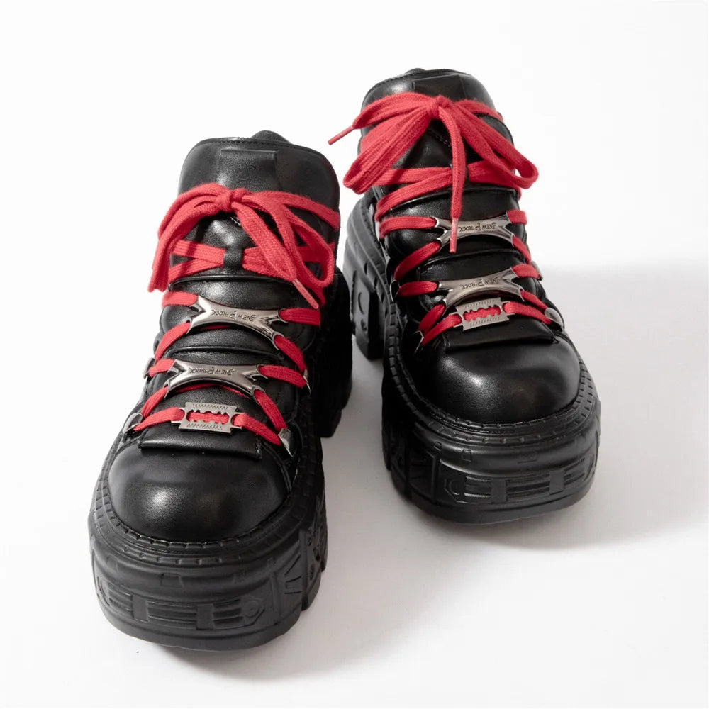 Women’s Gothic Graffiti Chunky Platform Sneakers