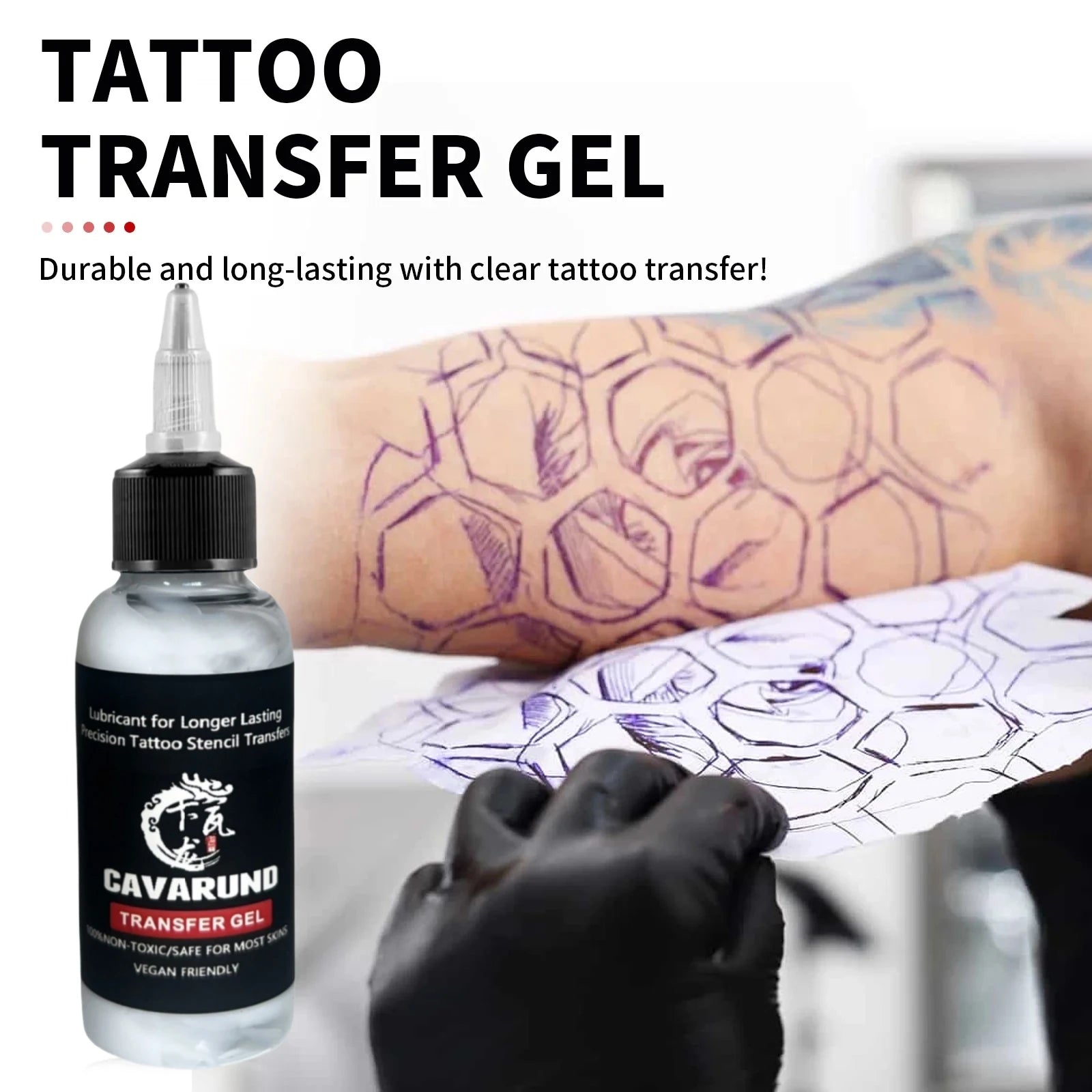 120ML 30ML Tattoo Transfer Gel Thermal Copier Professional Tattoo Stencil Magic Stuff Solution Cream Tattoo Supply