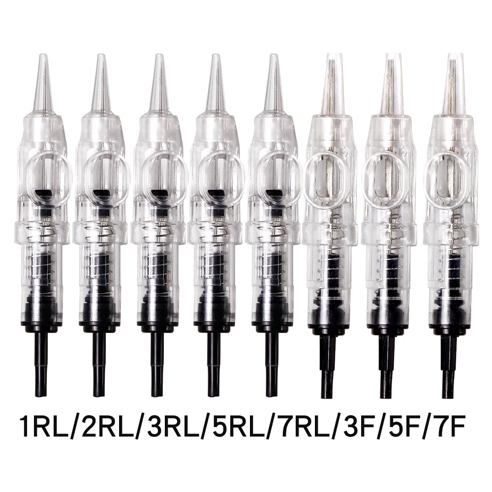 20Pcs Sterilized Tattoo Cartridge Needles 0.30MM PMU Permanent Eyebrow