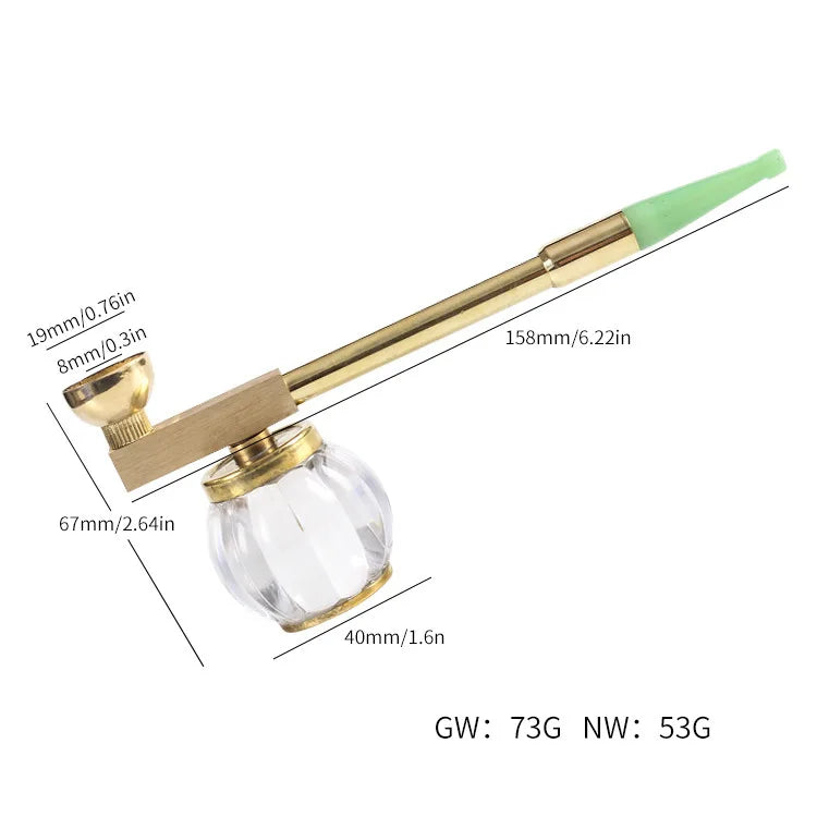 Newest Water Smoking Pipe Portable Circulation Cigarette Holder Shisha Hookah Cigarette Bottle Best Smoking Gift for Men Women