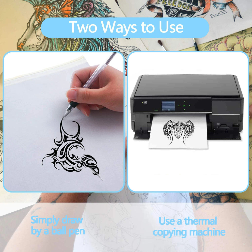 10/50/100Pcs Tattoo Transfer Pape LASTJUDG A4 Size Copy Paper Thermal