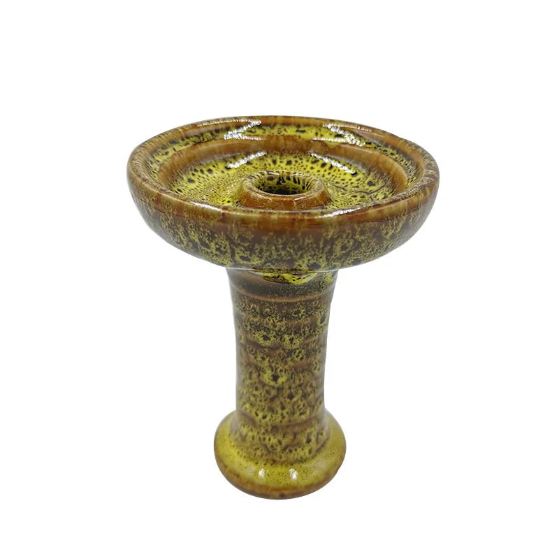 Ceramic Phunnel Hookah Bowl Funnel Hookha Flavor Cup Narguile Accessory Shisha Holder Nargila Container Nargile Parts for Burner