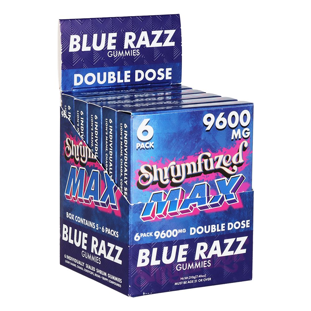 Shrumfuzed MAX Mushroom Blend Gummies | 9600mg | 6pc | 5pk Display
