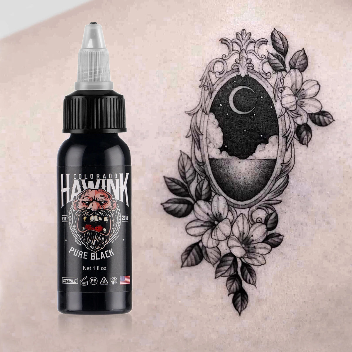 Hawink Premium Black Tattoo Ink