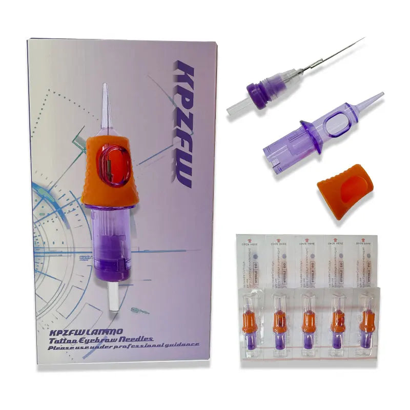 Disposable 10Pcs/Box Sterile Tattoo Needles Cartridge for Tattoo Rotary Pen Round Liner Tattoo Supplies Makeup