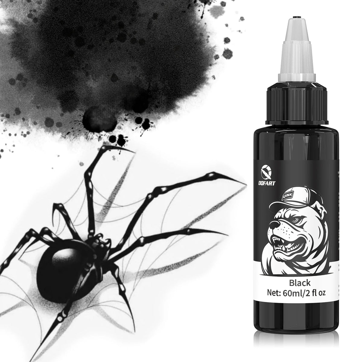 DQFART 60ml Black Tattoo Ink