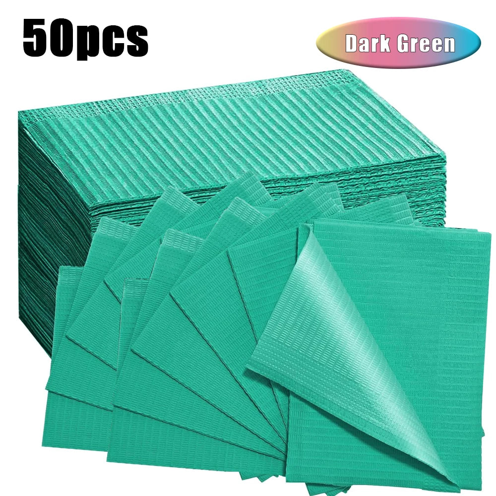 100/50/5pcs Disposable Waterproof Tattoo Clean Pad Wipes Dental