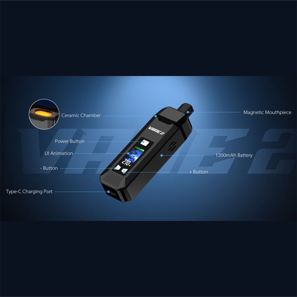 Yocan Vane 2 Dry Herb Vaporizer | 1200mAh