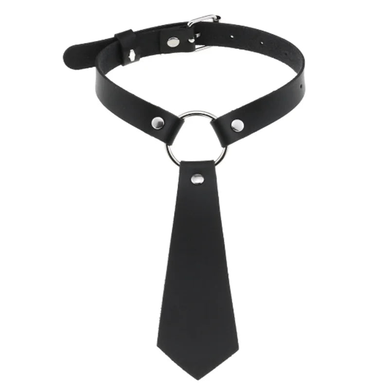 Punk Chain Heart Choker Collar