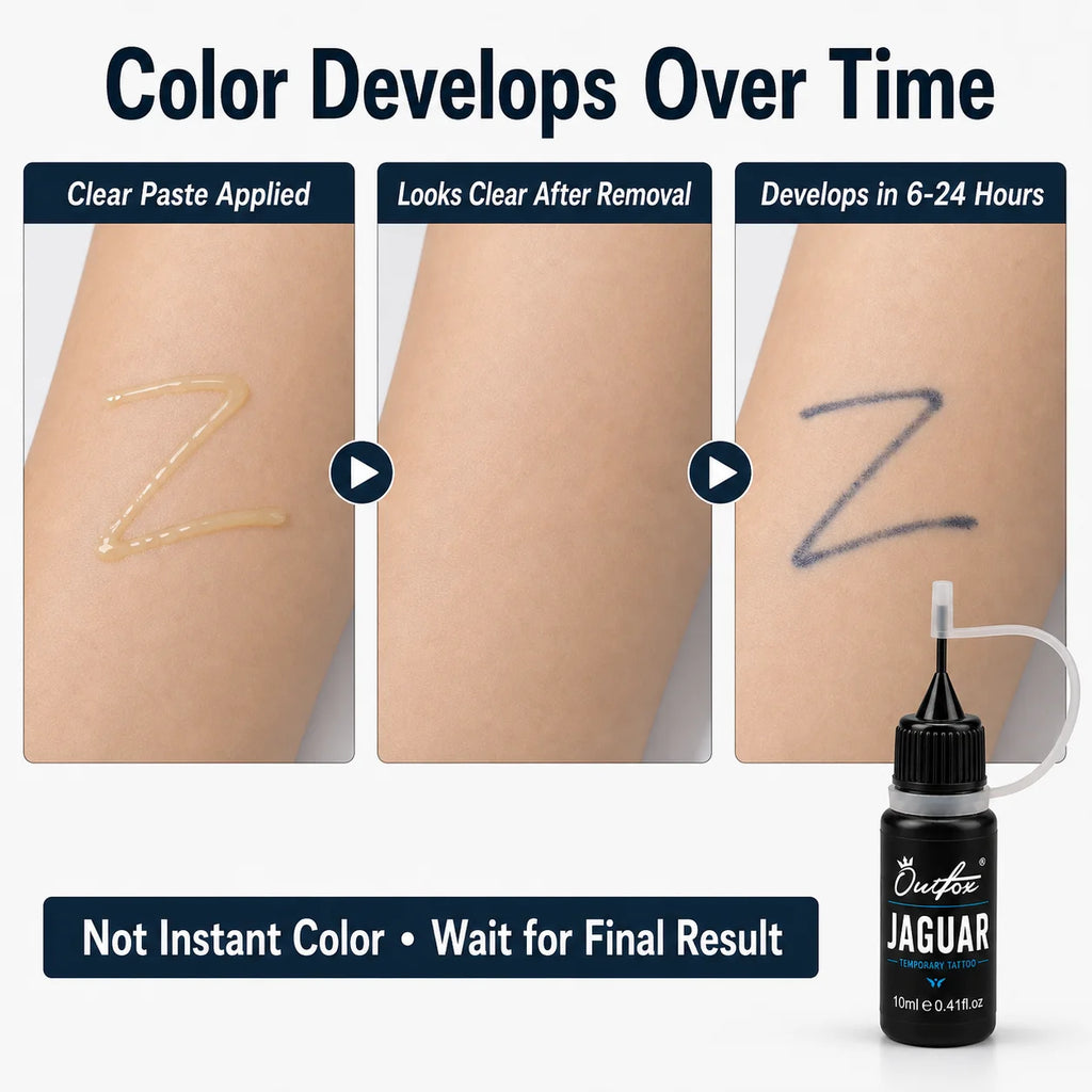 10ml Blue-Black Temporary Tattoo Gel