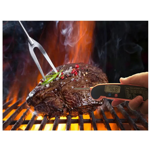 1 PCS Foldable Digital Food Thermometer  for Meat/Liquid/Fry Kitchen BBQ Electronic Oven Probe Kitchen Cooking Gauge Temp Tools