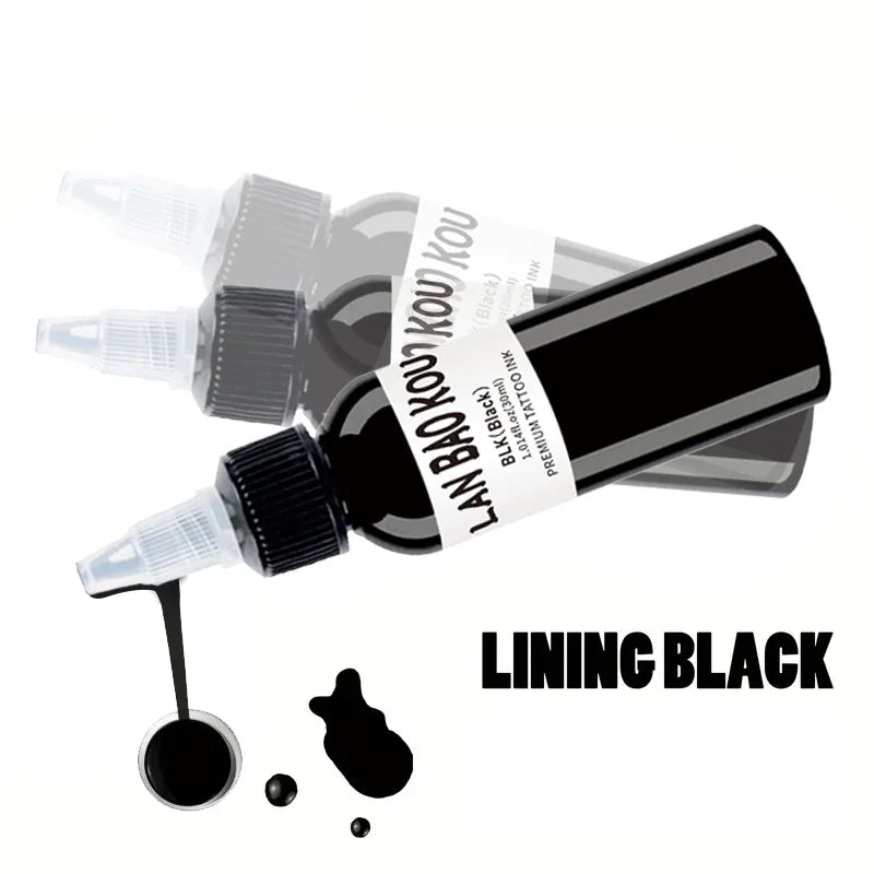 2-Pack 30ml Black Tattoo Ink