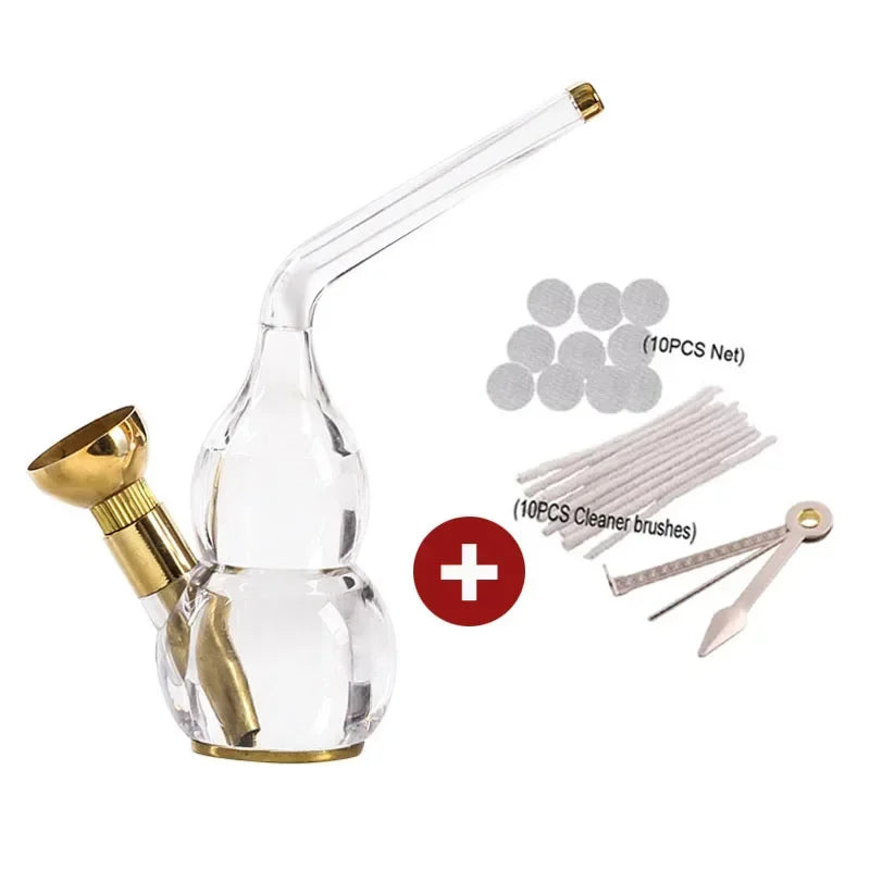 Metal Acrylic water Tabacco pipe Cleanable For 8mm 6mm Cigarette Holder Tar Filtration Microfilter Smoke Pipe Hookah mouthpieces