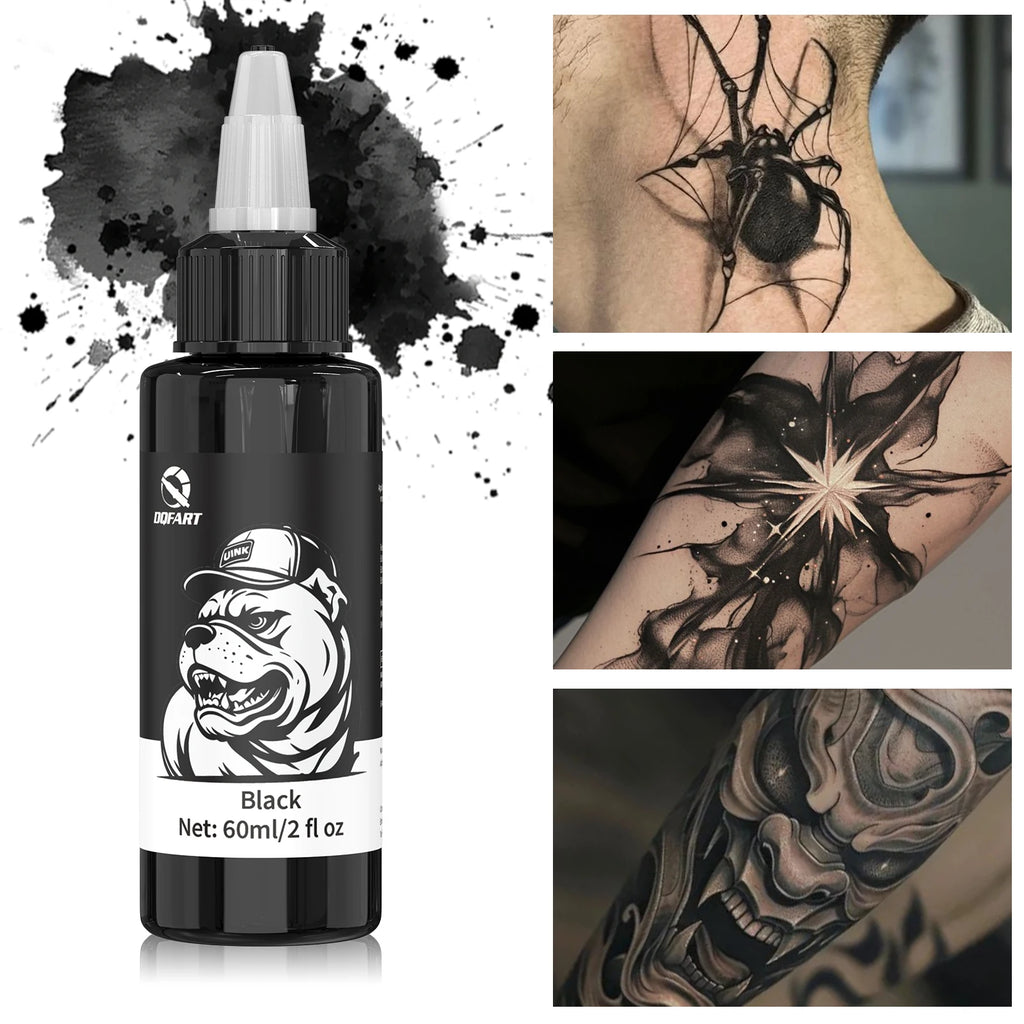DQFART 60ml Black Tattoo Ink