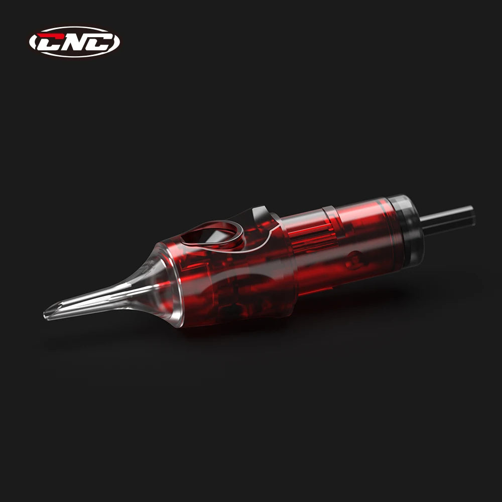 CNC 20PCS Tattoo Cartridges 0.3/0.35mm Red RL/RM Needles Disposable