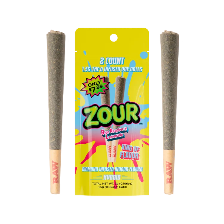 Zour Stash 2pk 1.5g Pre-Rolls