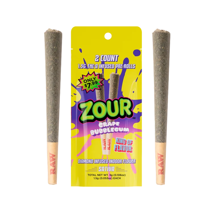 Zour Stash 2pk 1.5g Pre-Rolls