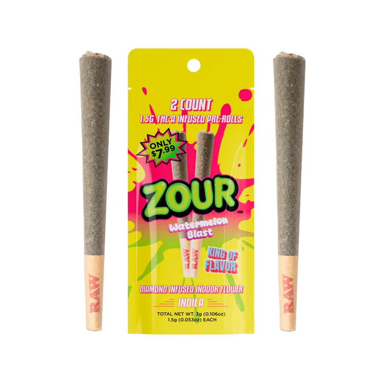 Zour Stash 2pk 1.5g Pre-Rolls