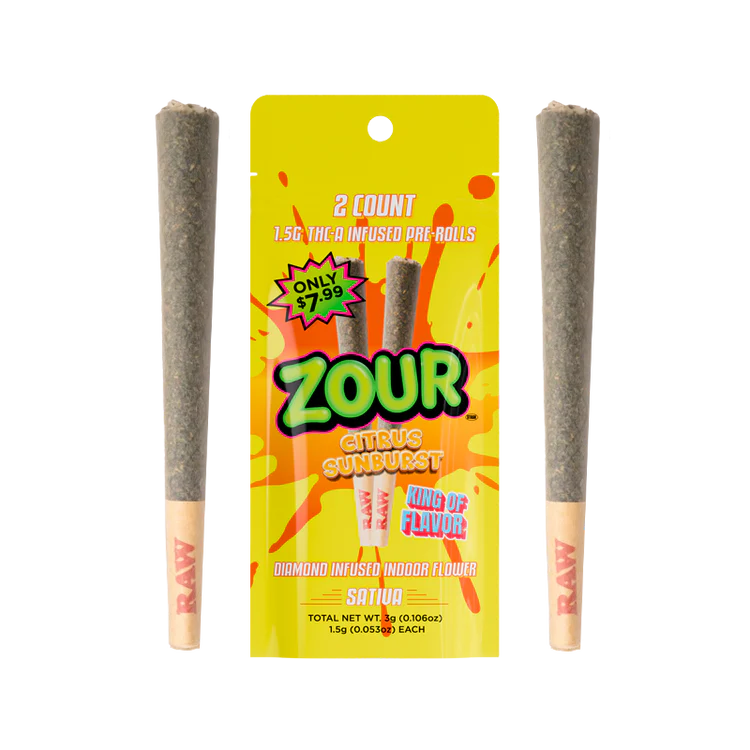 Zour Stash 2pk 1.5g Pre-Rolls