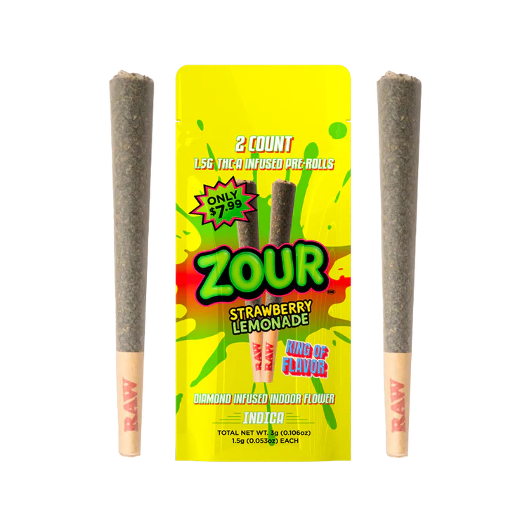 Zour Stash 2pk 1.5g Pre-Rolls