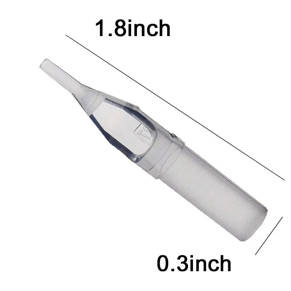 100/50PCS Disposable Tattoo Nozzle Tips RT DT FT Sterilized Tattoo Needle Tube Plastic Tattoo Tube Tips for Tattoo Needle Supply