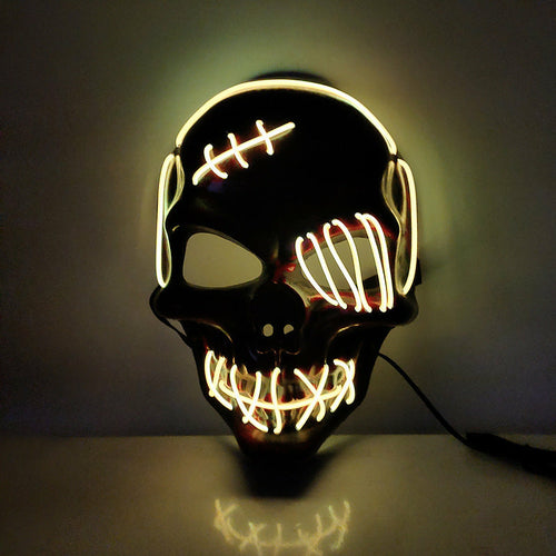 LED One-Eyed Pirate Halloween Mask