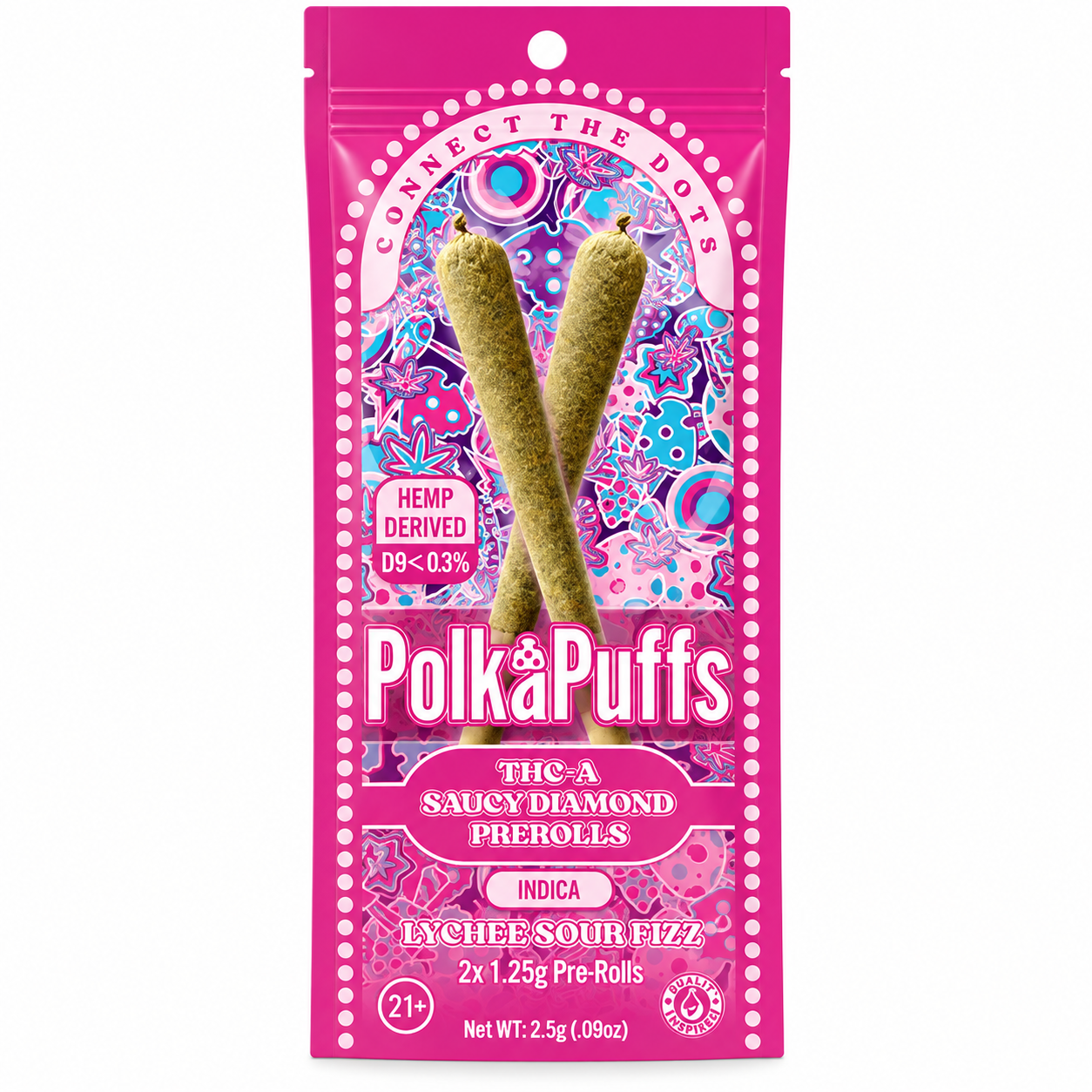 PolkaPuffs 1.25g THCA Pre-Rolls
