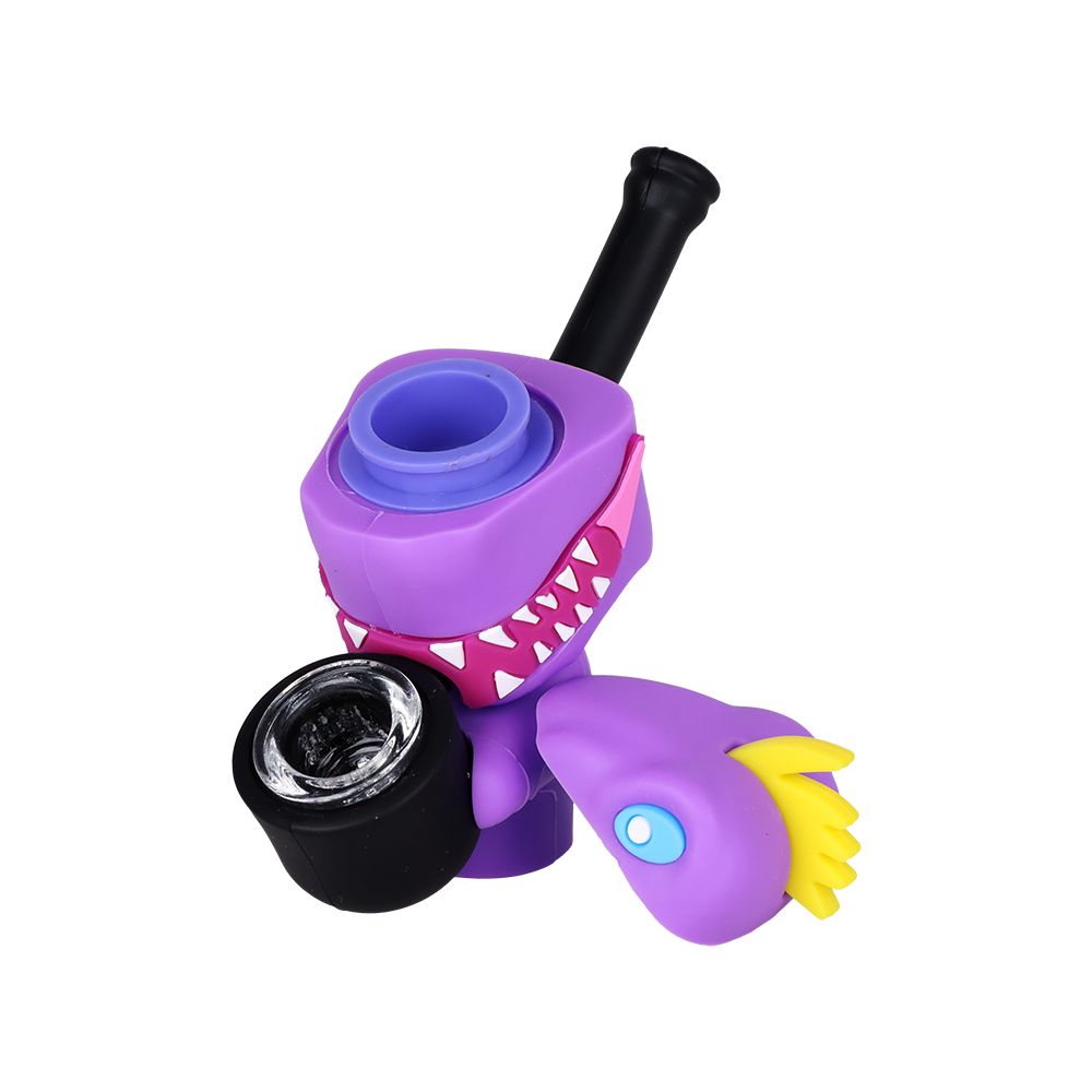 SeshGear Silicone Squad Secret Stash Hand Pipes 8ct - 4" / Assorted Designs