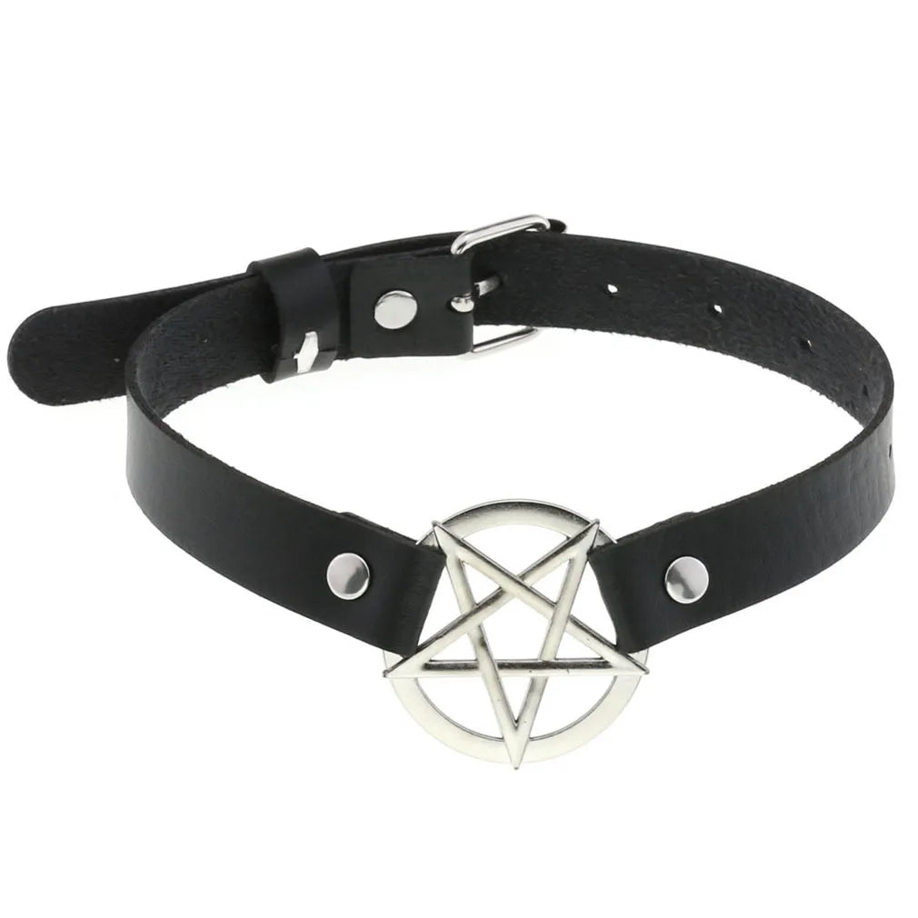 Gothic Punk Spike & Chain Choker Collection