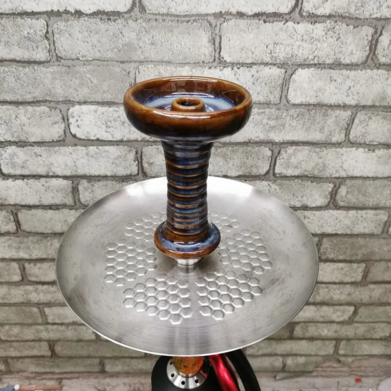 Ceramic Phunnel Hookah Bowl Funnel Hookha Flavor Cup Narguile Accessory Shisha Holder Nargila Container Nargile Parts for Burner
