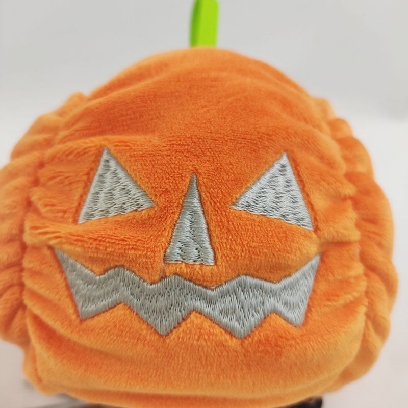 Halloween Reversible Ghost & Pumpkin Plush Toy – 10 cm
