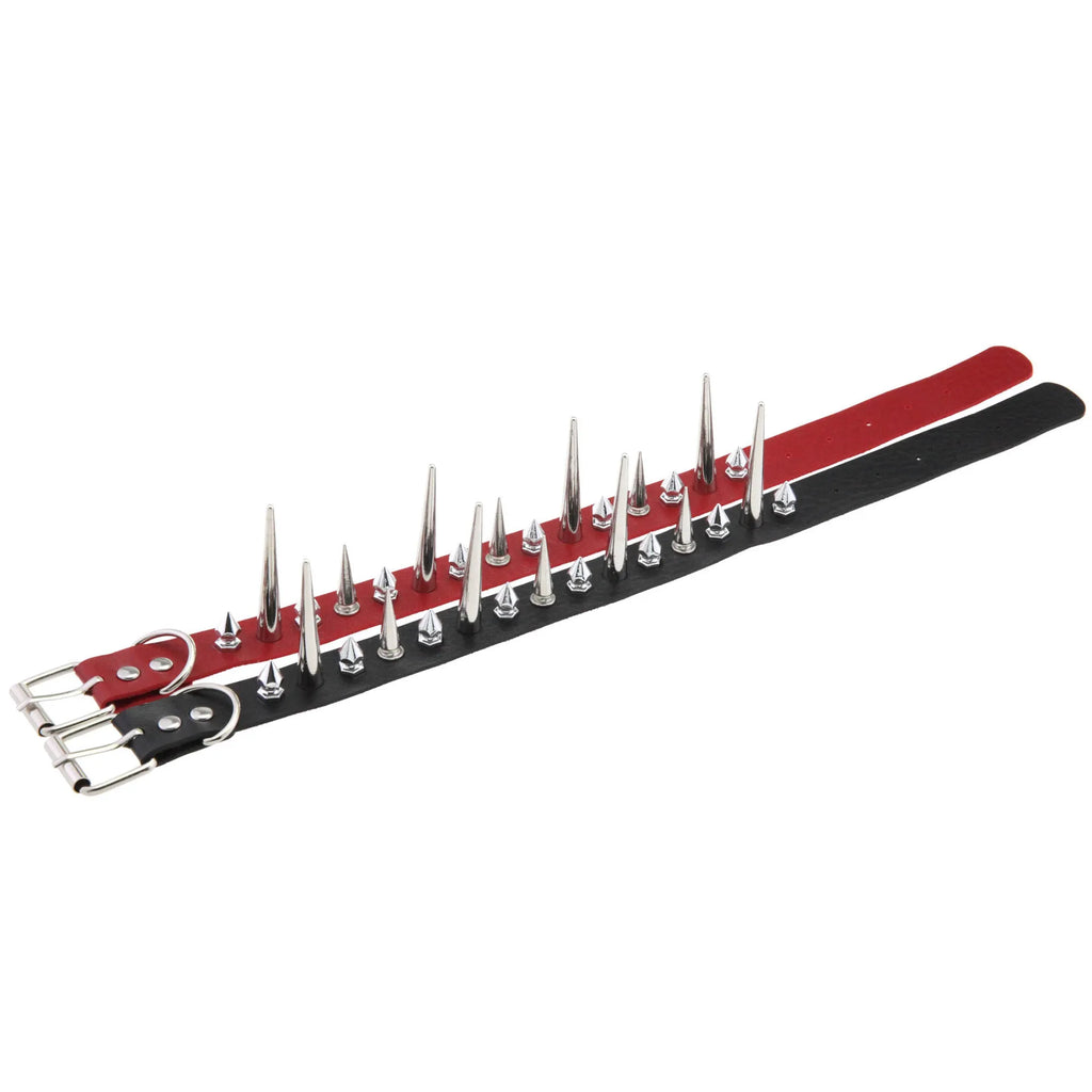 Punk Long Spike Studded Choker Collar
