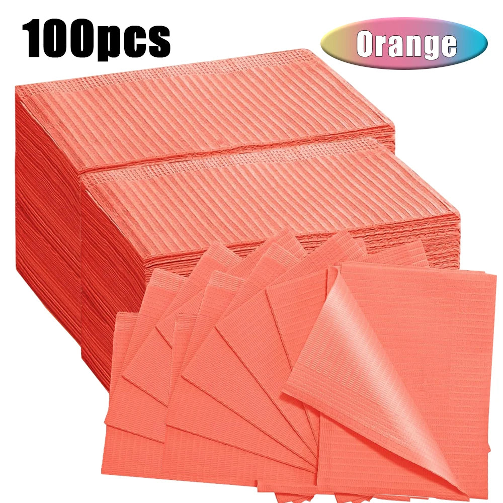 100/50/5pcs Disposable Waterproof Tattoo Clean Pad Wipes Dental