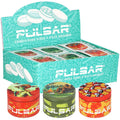6CT DISPLAY - Pulsar Design Series Aluminum Grinder V2 - 4pc / 2.5" / Assorted Designs