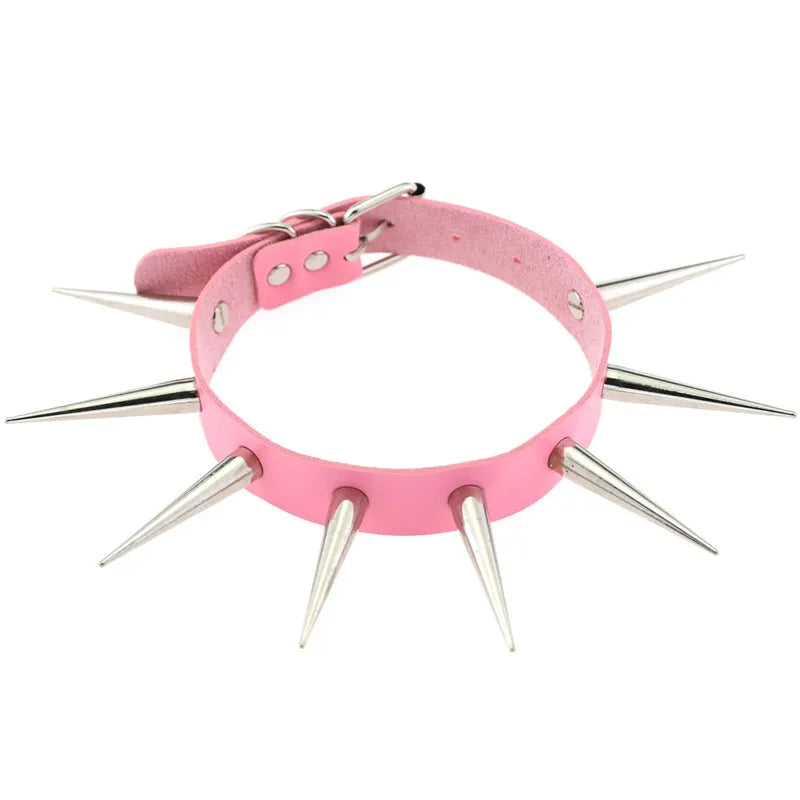 Big Spike Rivets Choker