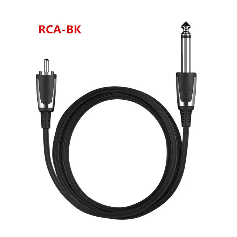 EZ Master Pro Tattoo Clip Cord connection RCA/DC/Hawk Style Cord  Silicone Jacket Cable for Tattoo machine and power supply 1pcs