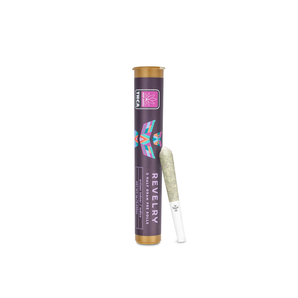 Revelry Biscotti Mints THCA Pre Rolls 2 Pack