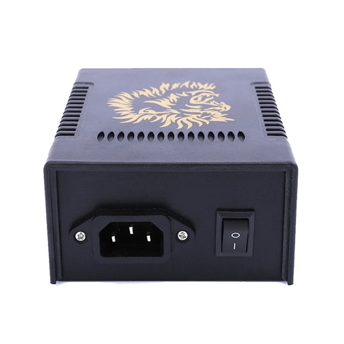 1 Set Lion Tattoo Power Supply With 3 LCD Digital Adjustable Tatu Power Adaptor Professional Tattoo Accessories Supplies