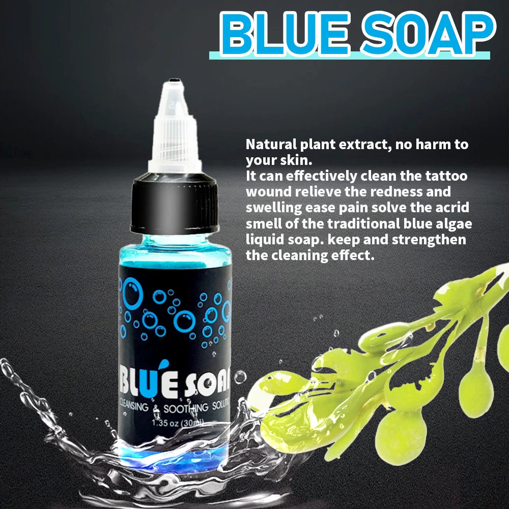 KVM Tattoo Blue Soap