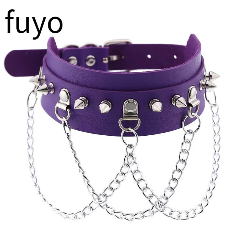 Punk Cat Ear Choker Collar