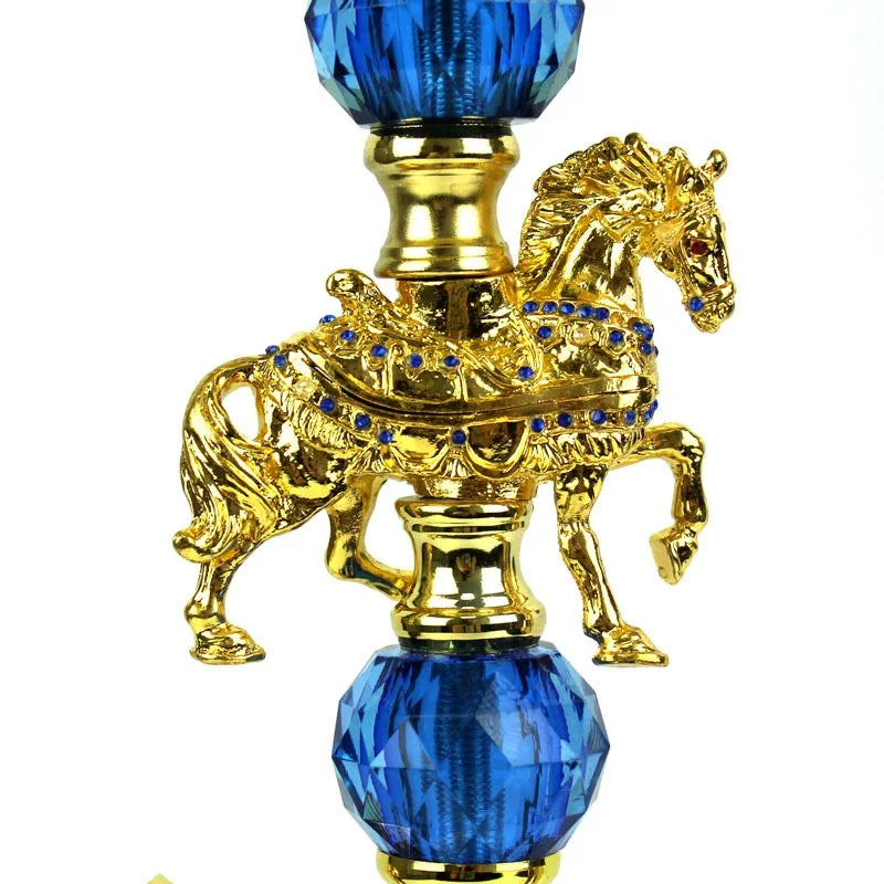 Blue animal-shaped hookah set for two persons - unique design, enjoy a relaxing time