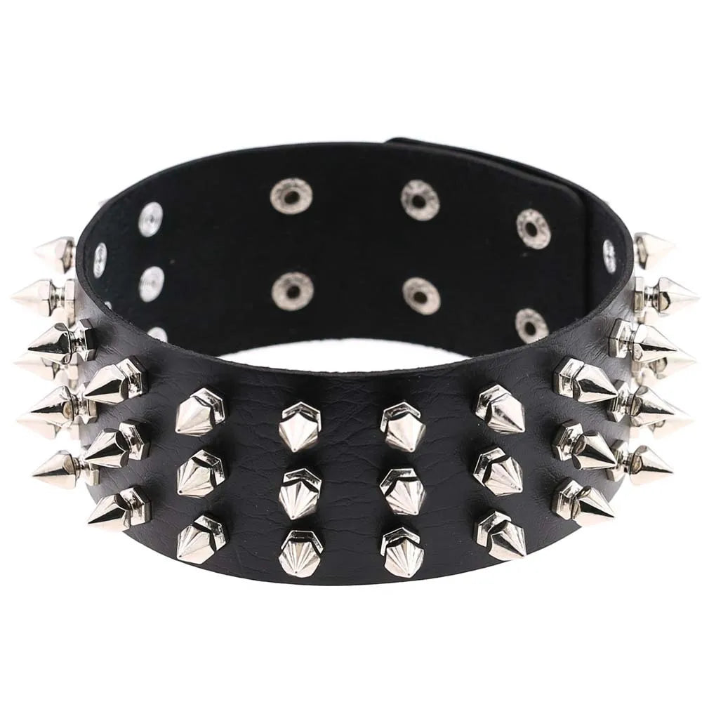 Gothic Punk Spike & Chain Choker Collection