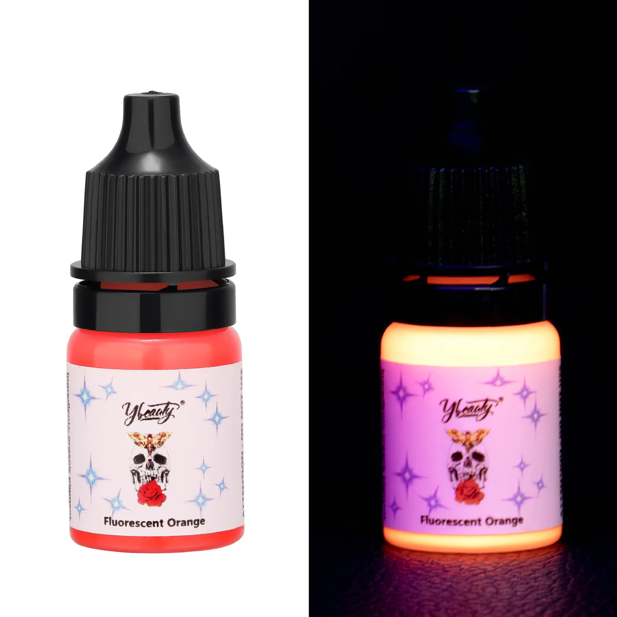 8-Color 5ml Fluorescent UV Tattoo Ink Kit