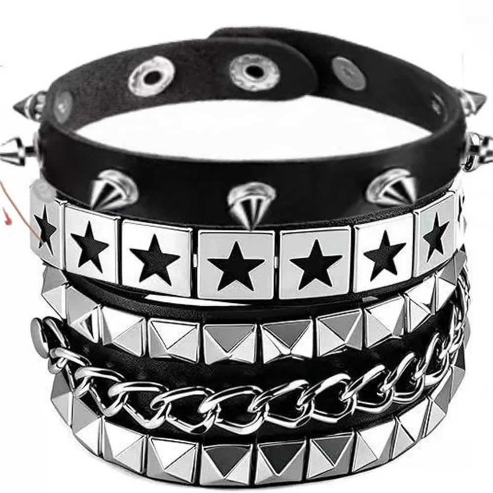 3Pcs/Set Leather Bracelet