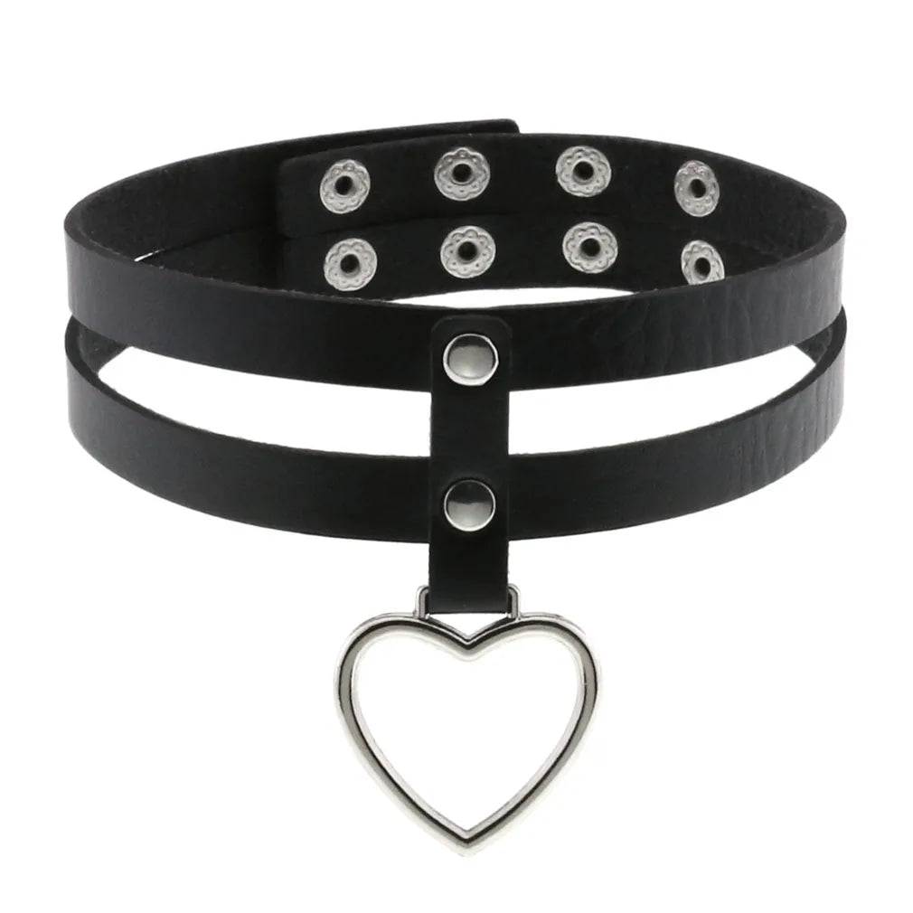 Gothic Punk Spike & Chain Choker Collection
