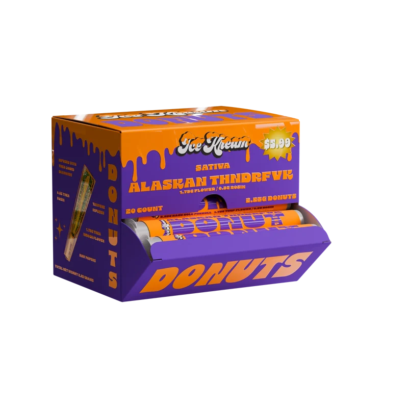 Ice Kream Donuts Pre-Rolls "Alaskan Thndrfvk" (Sativa)