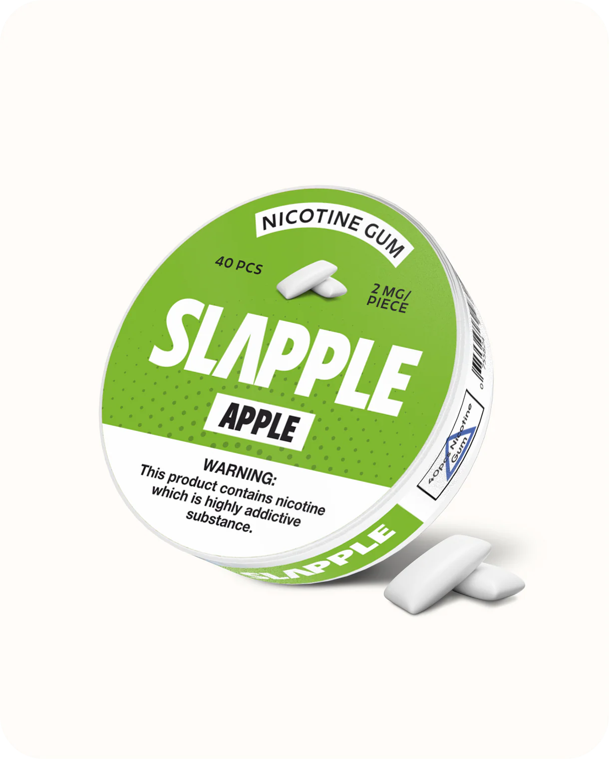 Slapple Nicotine Gum 40ct