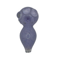 Purple Peeper Frog Glass Hand Pipe