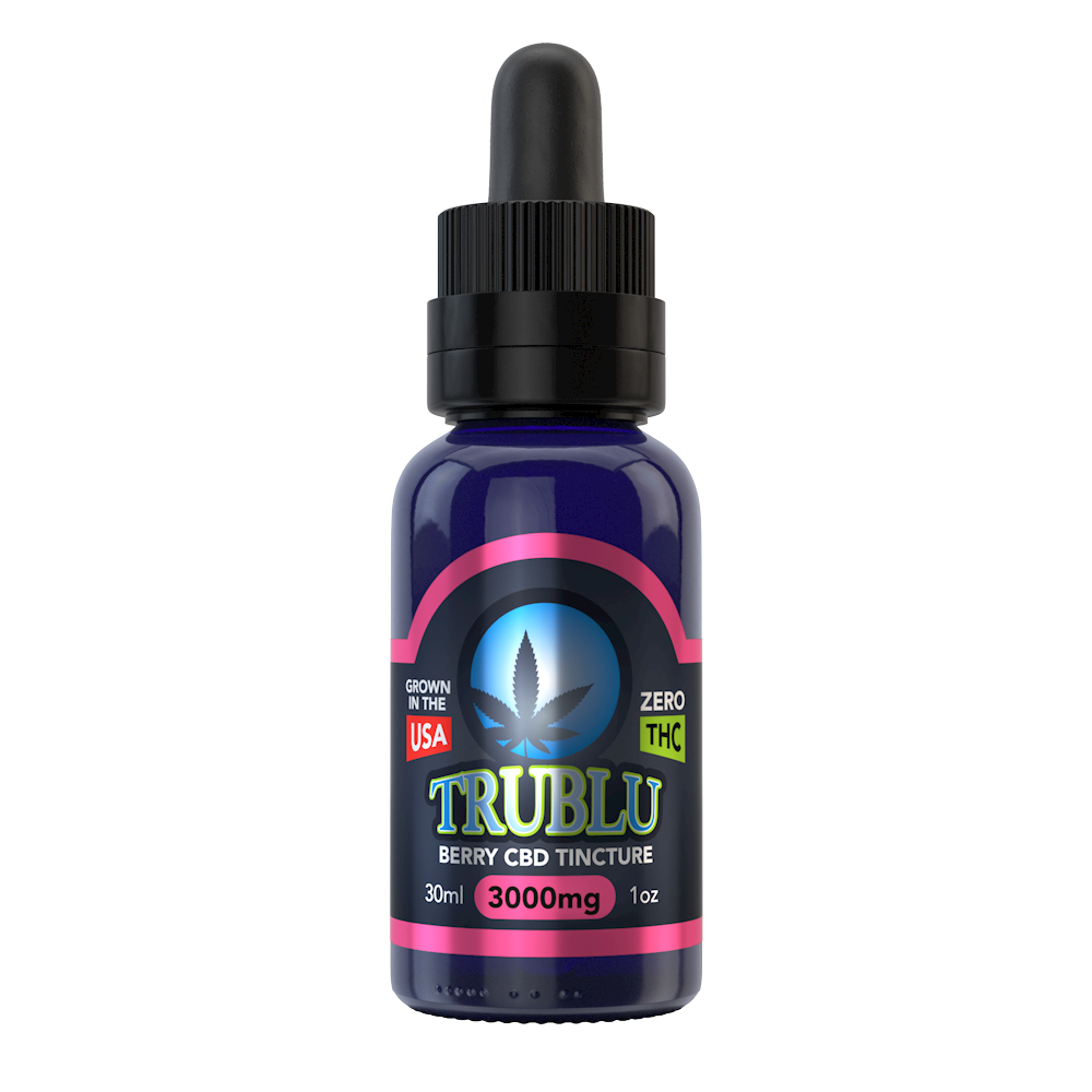 TruBlu Berry – CBD Tincture 3000mg